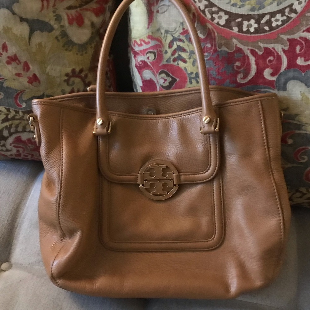 Tory Burch Amanda Lambskin Satchel